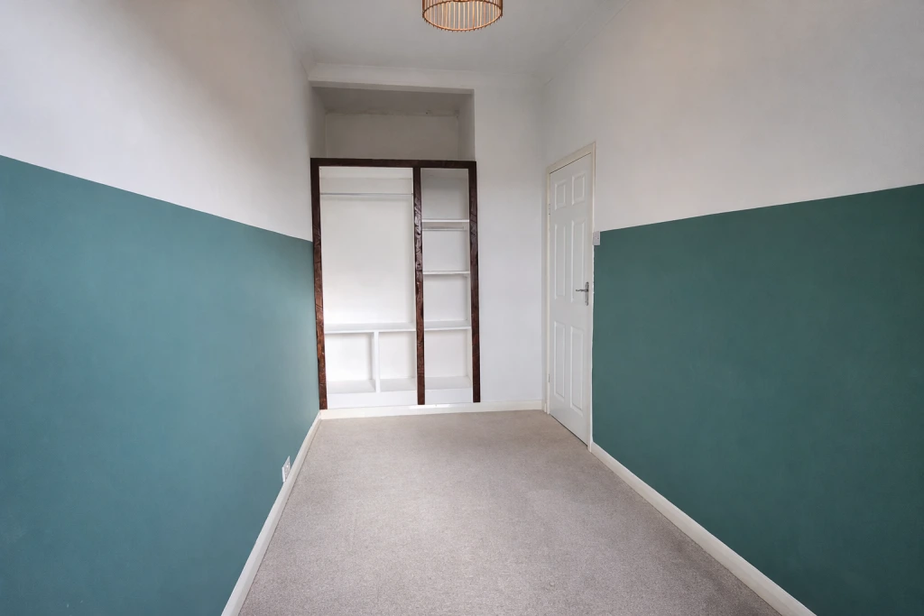 Second bedroom — view from exterior wall